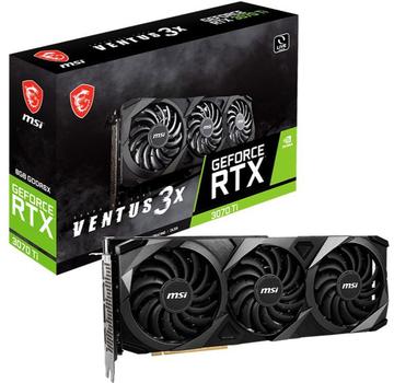 Видеокарта MSI Nvidia GeForce RTX 3070 Ti VENTUS 3X 8G