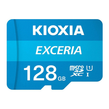 Карта памяти KIOXIA Exceria microSDHC 128Gb Class 10 UHS I + ad (LMEX1L128GG2)