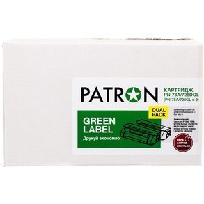 Тонер-картридж Patron HP LJ CE278A/Canon 728 Green Label Dual Pack (CT-HP-CE278AD-PN-GL)