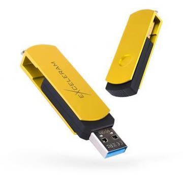 Флеш память USB eXceleram 64GB P2 Series Yellow2/Black USB 3.1 Gen 1 (EXP2U3Y2B64)