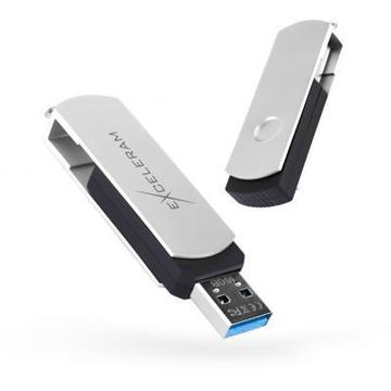 Флеш память USB eXceleram 64GB P2 Series White/Black USB 3.1 Gen 1 (EXP2U3WHB64)