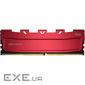 Оперативна пам'ять Exceleram 8GB DDR4 2666MHz Red Kudos (EKBLACK4082619A)