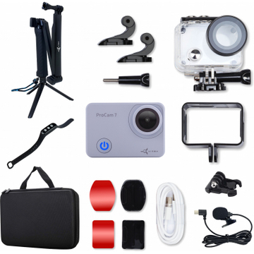 Экшн-камеры AirOn ProCam 7 Touch Streamer Kit 15 in 1 (4822356754797)