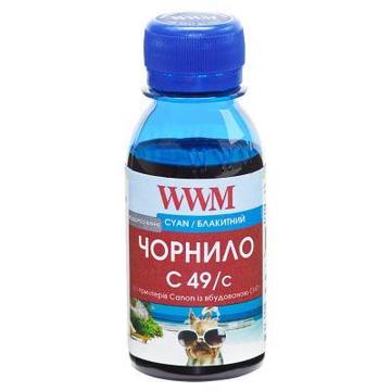 Чернило WWM Canon GI-490 100г Cyan (C49/C-2)