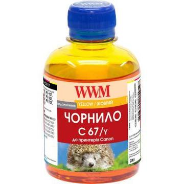 Чернило WWM Canon IPF-107 200г Yellow IPF-107Y (C67/Y)