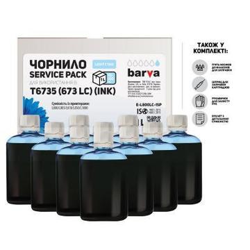 Чернило Barva EPSON L800/L810/L850/L1800 10x100 мл LIGHT CYAN (E-L800LC-1SP)