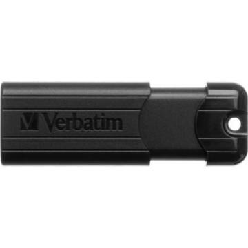 Флеш память USB Verbatim 128GB PinStripe Black USB 3.0 (49319)