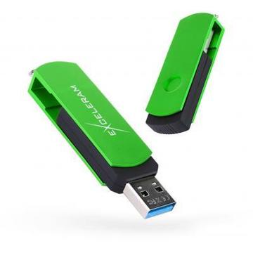 Флеш пам'ять USB eXceleram 64GB P2 Series Green/Black USB 3.1 Gen 1 (EXP2U3GRB64)