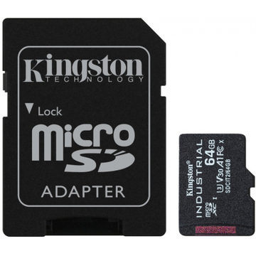 Карта памяти Kingston 64GB microSDXC class 10 UHS-I V30 A1 (SDCIT2/64GB)