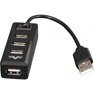 USB Хаб Frime 4хUSB2.0 Black (FH-20000)