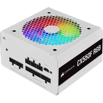 Блок живлення Corsair CX550F RGB White (CP-9020225-EU) 550W