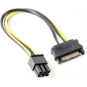 Кабель синхронизации Cablexpert (CC-PSU-SATA) PCI Express Molex - 6pin 0.2 м
