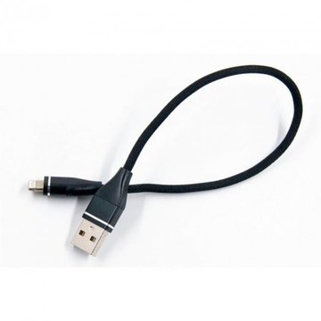 Кабель синхронізації Dengos USB-Lightning 0.25м Black (NTK-L-SHRT-SET-BLACK)