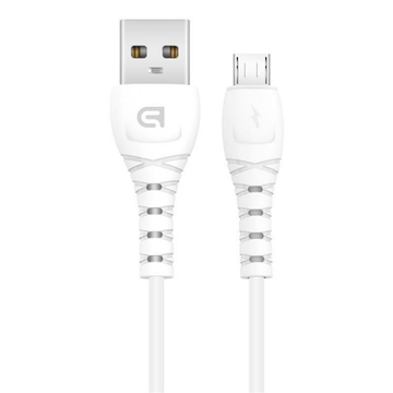 Кабель синхронізації Armorstandart AR16 USB - microUSB 3А 1м White (ARM59532)