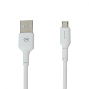 Кабель синхронізації Armorstandart AR12 USB-microUSB 3А 1м White (ARM59529)