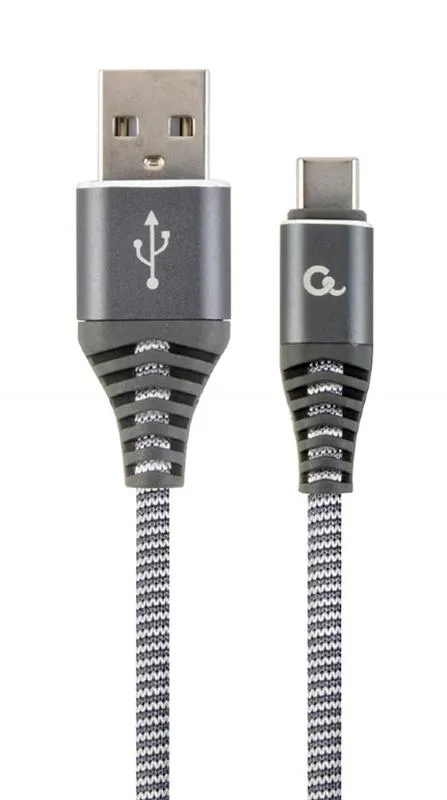 Кабель USB Cablexpert (CC-USB2B-AMCM-2M-WB2) Silver