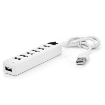 USB Хаб Voltronic 7хUSB2.0 White (YT-H7S-W/12904) Blister