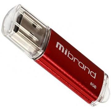 Флеш память USB Mibrand 8GB Cougar Red USB 2.0 (MI2.0/CU8P1R)