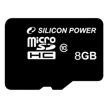 Карта пам'яті  Silicon Power 8Gb microSDHC class 10 (SP008GBSTH010V10)