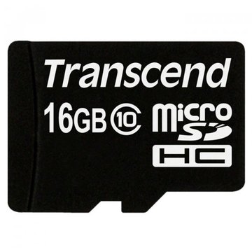 Карта памяти Transcend microSDHC 16 GB Class 10 no adapter(TS16GUSDC10)