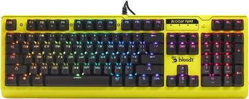 Игровая клавиатура A4Tech Bloody B810RC Punk Yellow