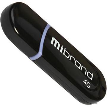 Флеш память USB Mibrand 4GB Panther Black USB 2.0 (MI2.0/PA4P2B)