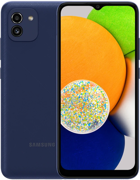 Смартфон Samsung Galaxy A03 2022 4/64GB Blue (SM-A035FZBGSEK)