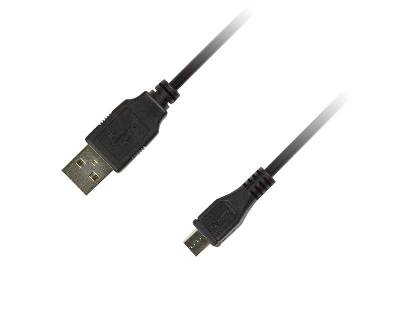 Кабель USB Piko (1283126474095) USB2.0 AM-MicroUSB BM 1.8м Black