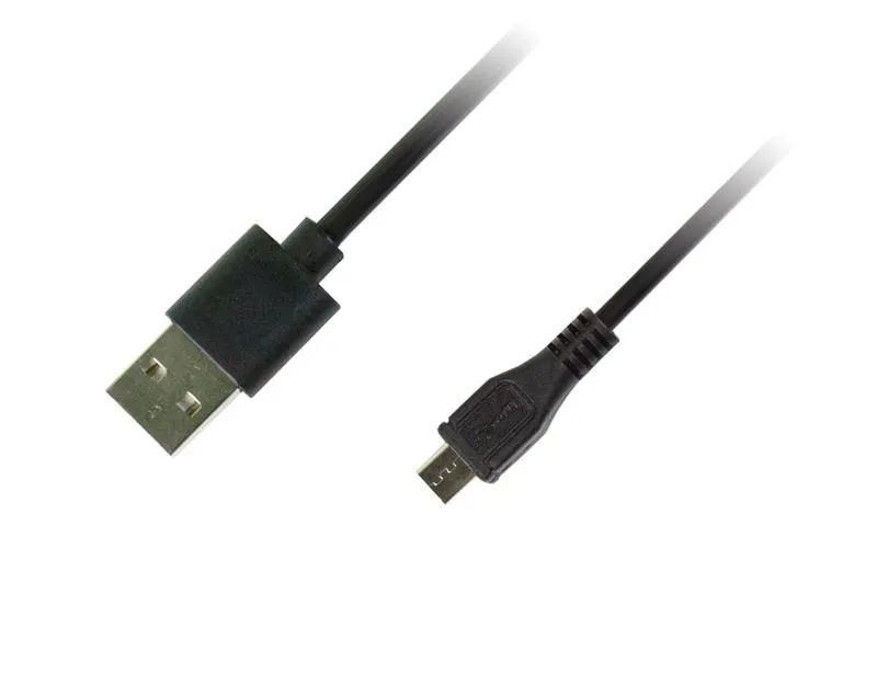 Кабель USB Piko (1283126474101) USB2.0 AM-MicroUSB BM 1м Black REVERS