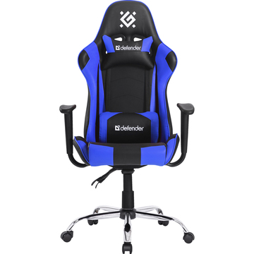 Кресло геймерское Defender Gamer 60мм Black/Blue