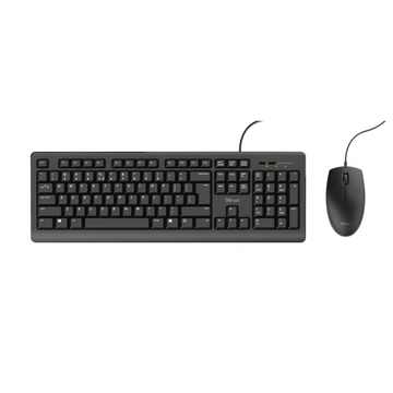 Комплект (клавіатура і мишка) Trust Primo USB UA Black (24521)