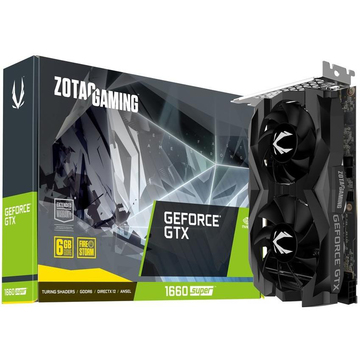 Видеокарта ZOTAC GeForce GTX 1660 SUPER 6GB GDDR6