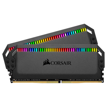 Оперативна пам'ять Corsair 16GB (2x8GGB) 3600 MHz Dominator Platinum RGB Black (CMT16GX4M2K3600C16)