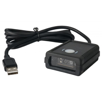 Сканеры штрих-кодов Xkancode Cканер штрих кода FS10, 1D, в комплекте с USB кабелем, черный (FS10)