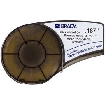 Витратні матеріали для торгового обладнання Brady термоусадочная трубка, 1.57 - 3.81 мм, Black on Yellow (M21-187-C-342-YL)