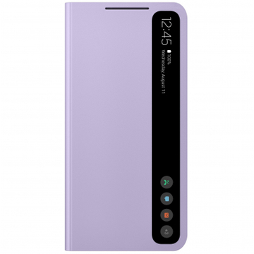 Чохол для смартфона Samsung Clear View Cover Galaxy S21 FE (G990) Lavender (EF-ZG990CVEGRU)