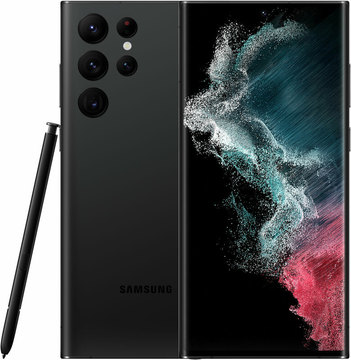 Смартфон Samsung Galaxy S22 Ultra 2022 S908B 8/128GB Phantom Black (SM-S908BZKDSEK)