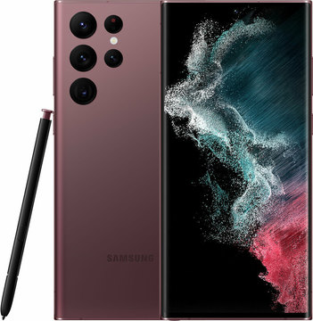 Смартфон Samsung Galaxy S22 Ultra 2022 S908B 8/128GB Burgundy (SM-S908BDRDSEK)