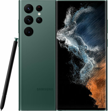 Смартфон Samsung Galaxy S22 Ultra 2022 S908B 12/256GB Green (SM-S908BZGGSEK)