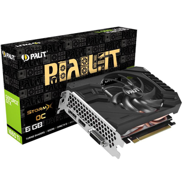 Видеокарта Palit Nvidia GeForce GTX 1660 Ti StormX (NE6166T018J9-161F)
