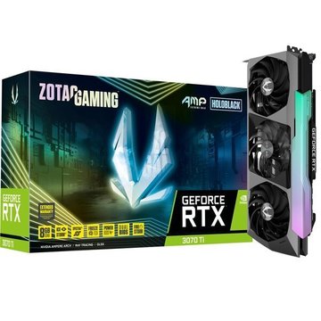 Видеокарта ZOTAC GeForce RTX 3070 Ti 8GB GDDR6X AMP GAMING Extreme Holo