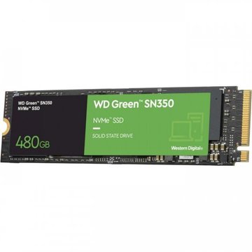 SSD накопичувач SSD M.2 WD Green SN350 480GB NVMe PCIe 3.0 4x 2280 TLC (WDS480G2G0C)