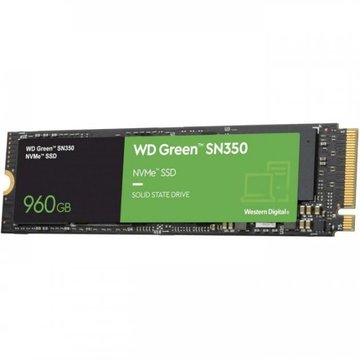 SSD накопичувач SSD M.2 WD Green SN350 960GB NVMe PCIe 3.0 4x 2280 TLC (WDS960G2G0C)