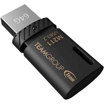 Флеш память USB Team 64GB USB-C 3.2 M211 Black