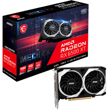 Відеокарта MSI Radeon RX 6500 4GB DDR6 MECH 2X OC