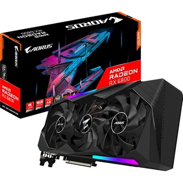 Видеокарта AORUS Radeon RX 6800 16GB GDDR6 MASTER