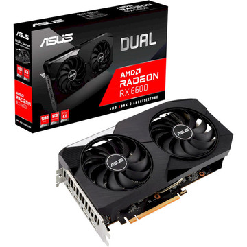 Видеокарта ASUS AMD Radeon DUAL-RX6600-8G