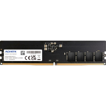 Оперативна пам'ять ADATA DDR5 16GB 4800 MHz (AD5U480016G-S)