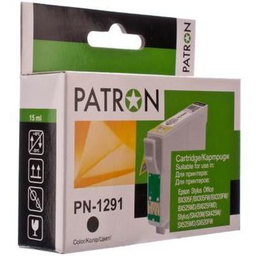 Тонер-картридж Patron EPSON BX305F/320/525/625,SX420/425/525/535/620 BLACK (T1291) (PN-1291)