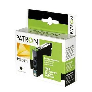 Тонер-картридж Patron для EPSON R200/300 BLACK (PN-0481) (CI-EPS-T048140-B-PN)